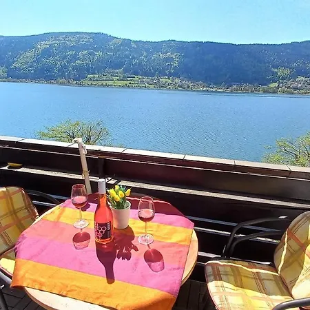 Anna Seeblick Appartement, Haus Haensel&gretel Am Ossiachersee Mit Direktem Seezugang, Hallenbad Apartament Bodensdorf