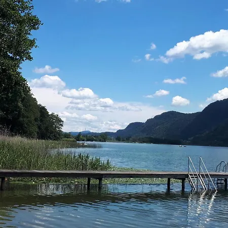 Daire Anna Seeblick Appartement, Haus Haensel&gretel Am Ossiachersee Mit Direktem Seezugang, Hallenbad